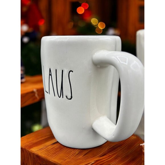 Rae Dunn Set of Christmas Mugs Mr. Claus, Mrs. Claus Artisan Collection - Picture 4 of 11